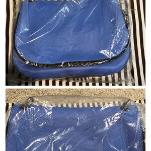 Henri Bendel Vibrant Blue Crossbody Bag, brand new with tags